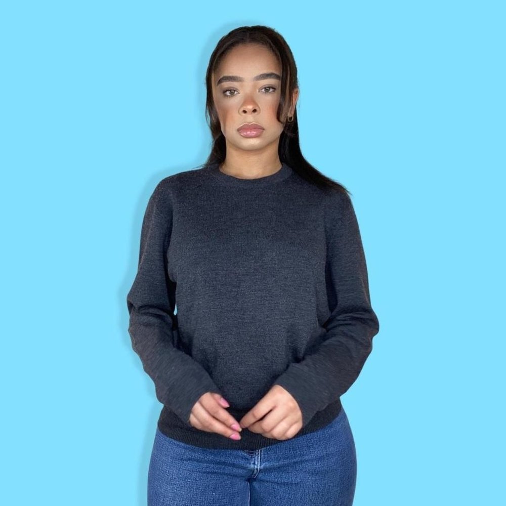 Staple Grey Wool Sweater